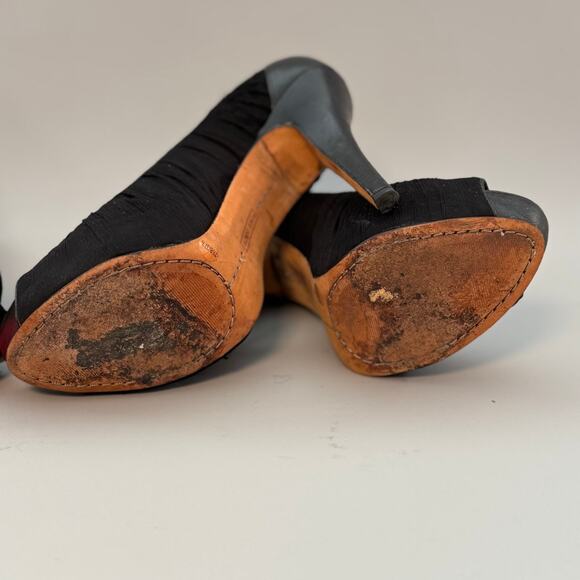 Vince Camuto & Betsey Johnson Peep Toe Platforms - Picture 5 of 9